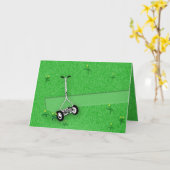 Sommerrasen [Benutzerfreundliche Grußkarte] Karte (Gelbe Blume)