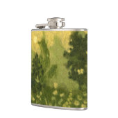 Sommerrasen, Wollmalereien, Landschaftsgrün Flachmann (Links)