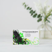 Sommerrasendienstleistungen Visitenkarte (Stehend Vorderseite)