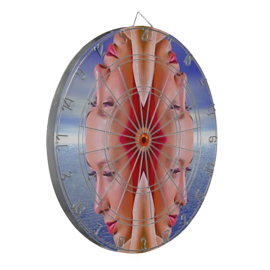 Sommerreflektion Dartscheibe (Vorderseite Links)