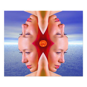 Sommerreflektion Fotodruck