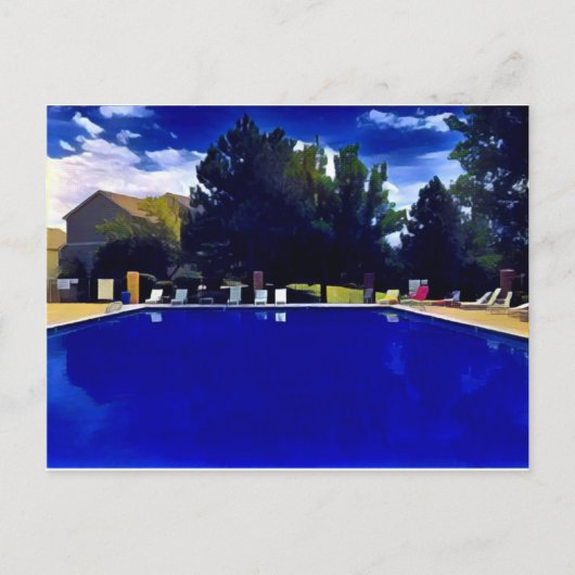 Sommerreflektionen Postkarte (Vorderseite)