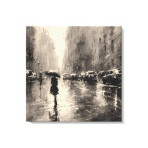 Sommerregen in der Stadt