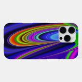Sommerregenbogen, Abstrakte 3D Regenbogenkunst iPhone Hülle (Rückseite (Horizontal))