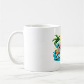 Sommerreise 2025 ☀️ Strandmuster-Tasse Kaffeetasse (Links)