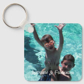 Sommerreise Foto für Oma und Opa Schlüsselanhänger (Vorderseite)