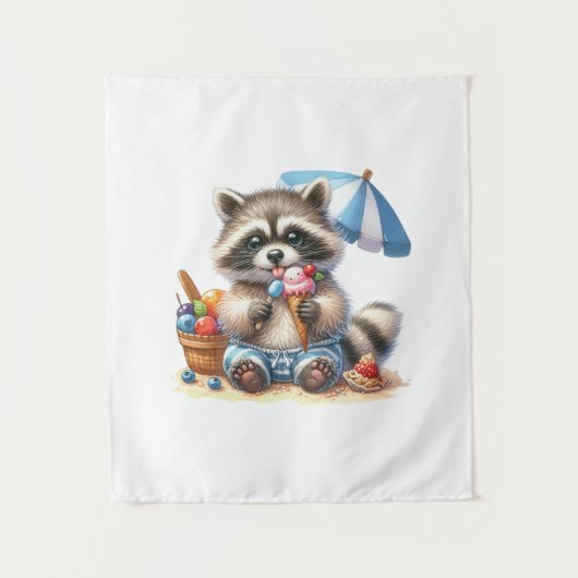 Sommerrennen Leckereien Wandteppich (Vorderseite)