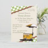 Sommerrente für Erinnerungen Einladung (Stehend Vorderseite)