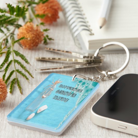 Sommerresorts in meiner Nähe Schlüsselanhänger (Vorderseite rechts)