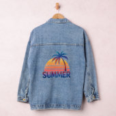 Sommerretro-Sonnenuntergang Jeansjacke (Hangar)