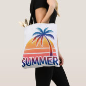 Sommerretro-Sonnenuntergang Tasche (Von Nahem)