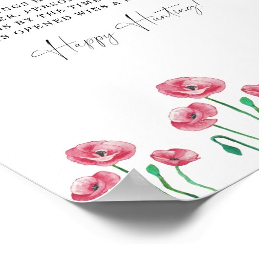 Sommerring Jagd Brautparty Poster (Ecke)