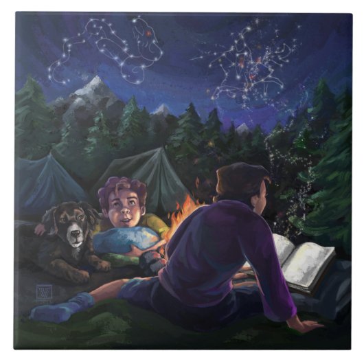 Sommerritter Fliese (Vorderseite)