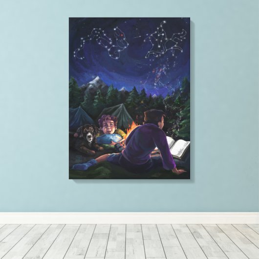 Sommerritter Leinwanddruck (Insitu (Holzboden))