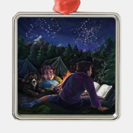 Sommerritter Ornament Aus Metall (Vorne)