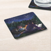 Sommerritter Rechteckiger Pappuntersetzer (angewinkelt)