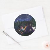 Sommerritter Runder Aufkleber (Umschlag)