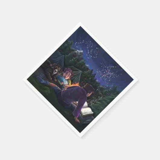 Sommerritter Serviette (Ecke)