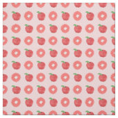 Sommerrosa Äpfel und Grapefruits Muster Stoff (Muster)