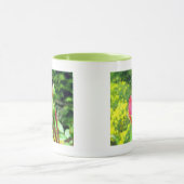 Sommerrosa Blume Tasse (Zentrum)