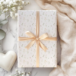 Sommerrosa-Wildblume Geschenkpapier