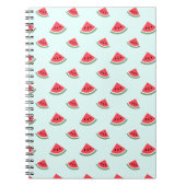 Sommerrotes Wassermelonenmuster Notizblock (Vorderseite)