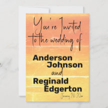 Sommerrustikale Lässig-Gelbpfirsichhochzeit