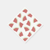 Sommers fruchtiges Wassermelonenmuster Serviette (Ecke)