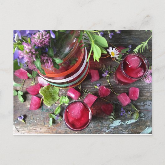 Sommersaftpostkarte von Diane Heller 2020 Postkarte (Vorderseite)