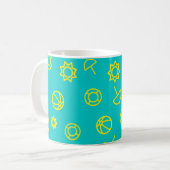 Sommersaison Collage Kaffeetasse (Vorderseite Links)