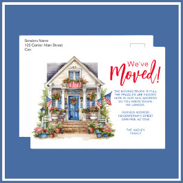 Sommersaison Familienwandern Ankündigungspostkarte