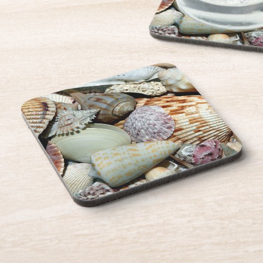 Sommersaison Seashell Untersetzer (Linke Seite)