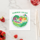 Sommersalat Serviette (Beispiel)