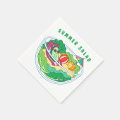 Sommersalat Serviette (Ecke)