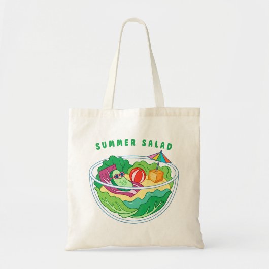 Sommersalat Tragetasche (Vorne)