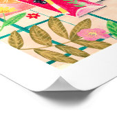 Sommersangria Cocktailjubiläum Poster (Ecke)