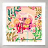 Sommersangria Cocktailjubiläum Poster (Vorne)