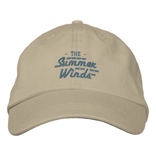 SOMMERSCHEIN BESTICKTE KAPPE (Vorderseite)