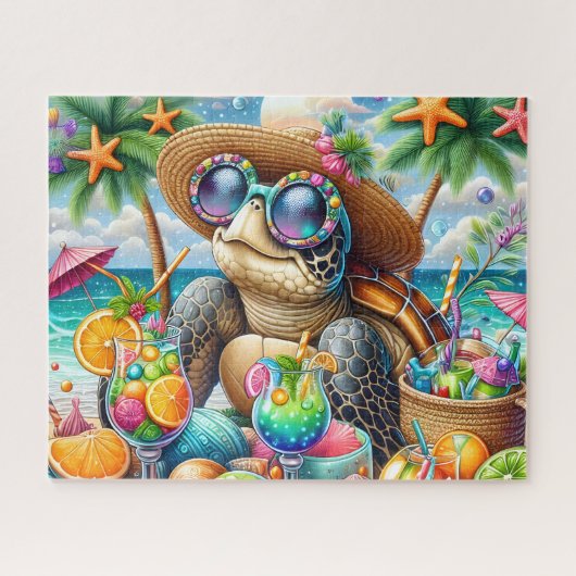 Sommerschildkröte Puzzle (Horizontal)