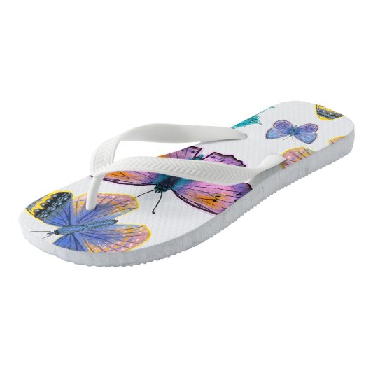 Sommerschmetterlinge Badesandalen (Schrägansicht)