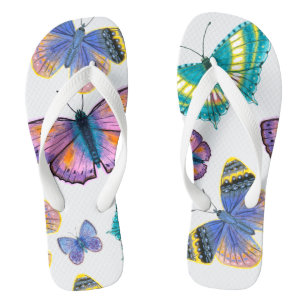 Sommerschmetterlinge Badesandalen