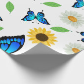 Sommerschmetterlinge Geschenkpapier (Ecke)
