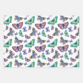 Sommerschmetterlinge Geschenkpapier Set (Vorderseite)