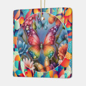 Sommerschmetterlinge Keramikornament (Links)