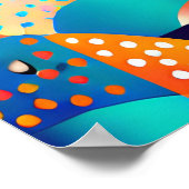 Sommerschmetterlinge Poster (Ecke)