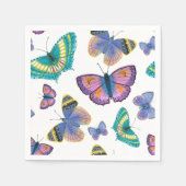 Sommerschmetterlinge Serviette (Vorderseite)