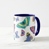 Sommerschmetterlinge Tasse (VorderseiteRechts)