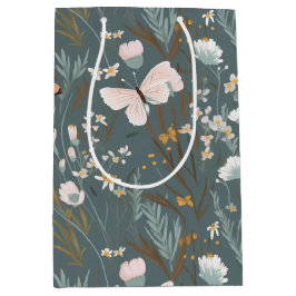 Sommerschmetterlinge und Wildblumen Mittlere Geschenktüte