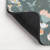 Sommerschmetterlinge und Wildblumen Mousepad (Ecke)