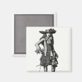 Sommerschwertkleid, 1675 magnet (Vorderseite/Rückseite)